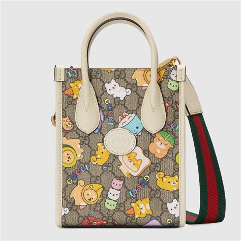 gucci 2 way baganimal print|Gucci Animal Print Tote Bags & Handbags for Women.